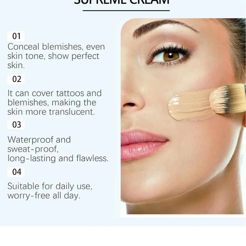 Perfect Cream All-Over Complexion Perfector, Concealer Evens Skin Tone medium